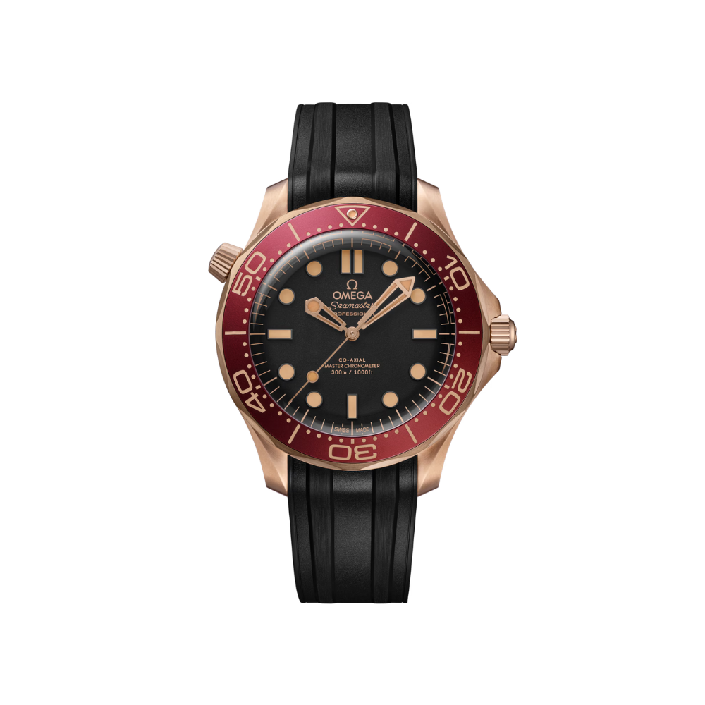 Seamaster Diver 300M 42 Bronze Gold On Rubber Strap Ref. 210.92.42.20.01.003