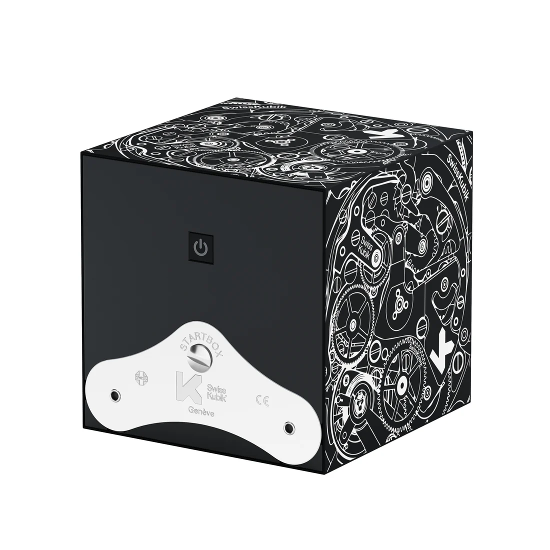 Swiss Kubik Startbox Black Soft Touch Single Watch Winder - Image 11