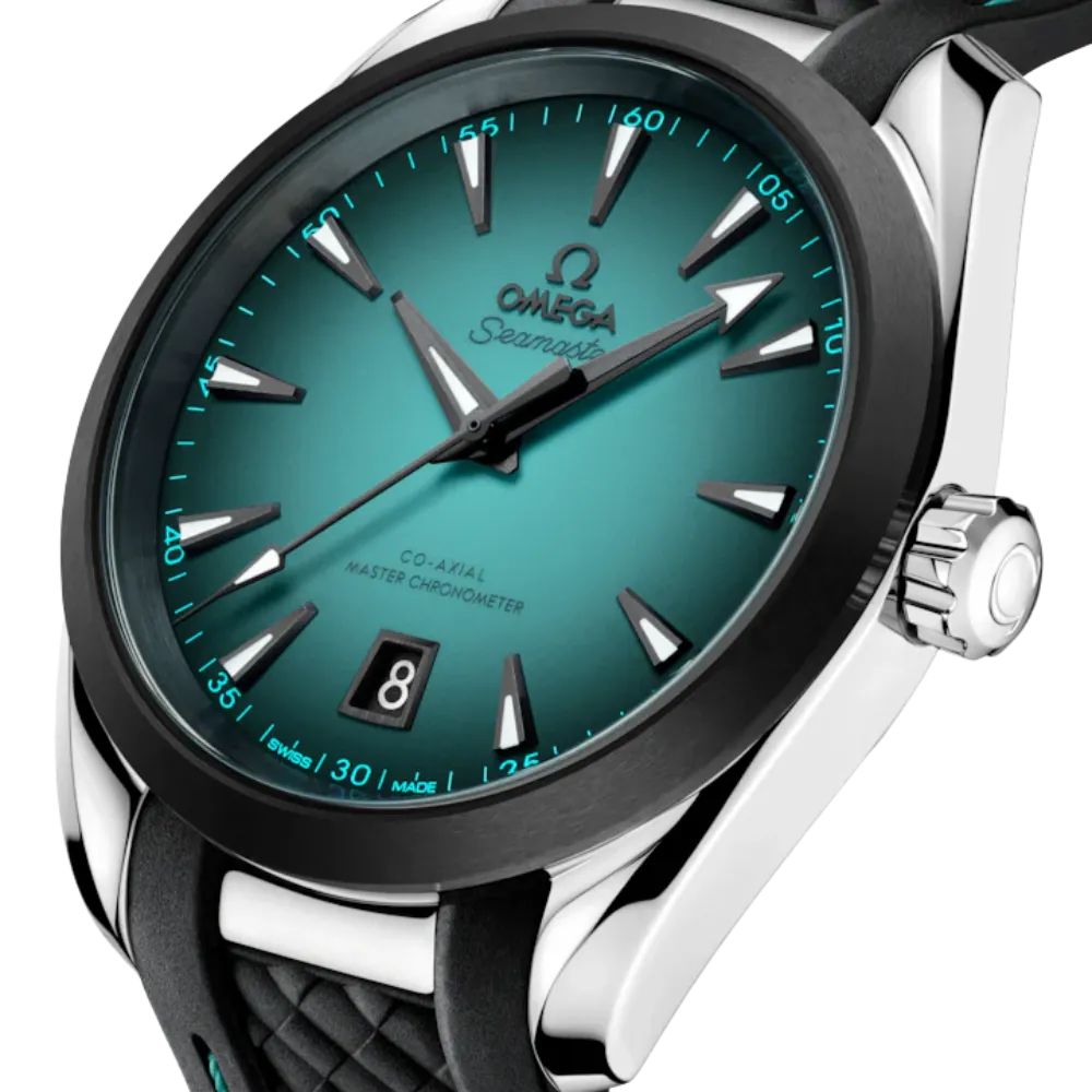 Seamaster Aqua Terra 150M 38 mm, steel on rubber strap Ref. 220.32.38.20.03.001 - Image 5