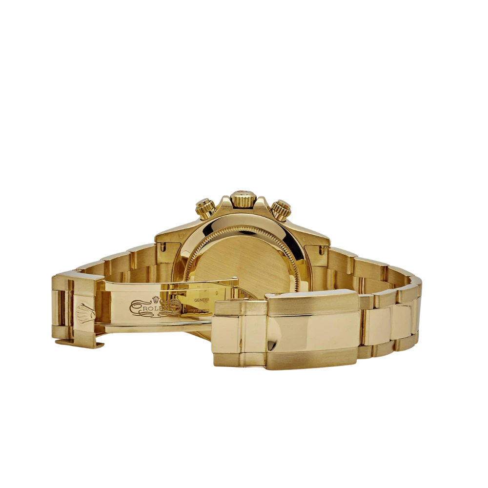 Rolex Daytona 116578SACO Yellow Gold Sapphire Bezel Mother Of Pearl Dial - Image 5