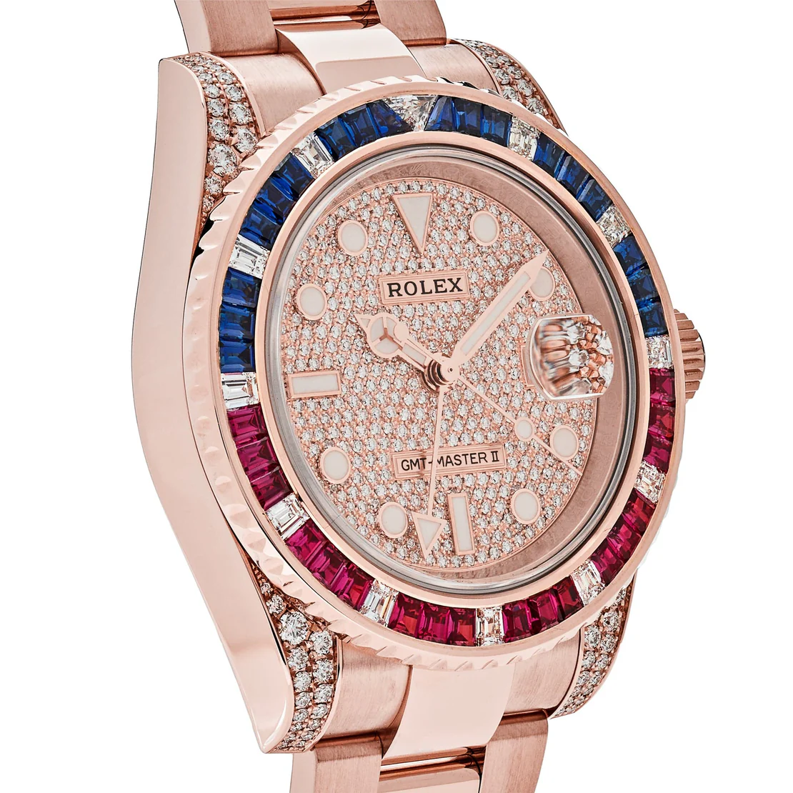 Rolex GMT-Master II 126755SARU Rose Gold Sapphire and Ruby - Image 4