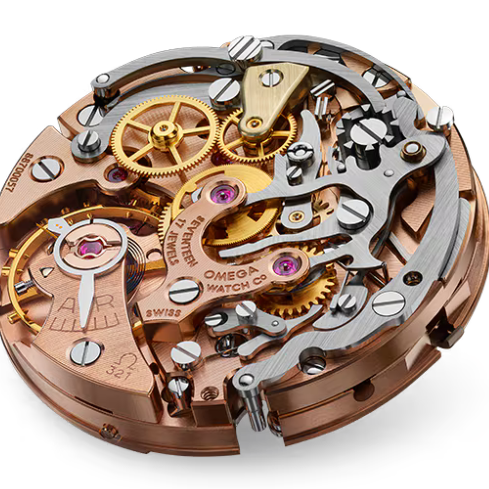 Speedmaster Calibre 321 42 Platinum On Leather Strap Ref. 311.93.42.30.99.001 - Image 5