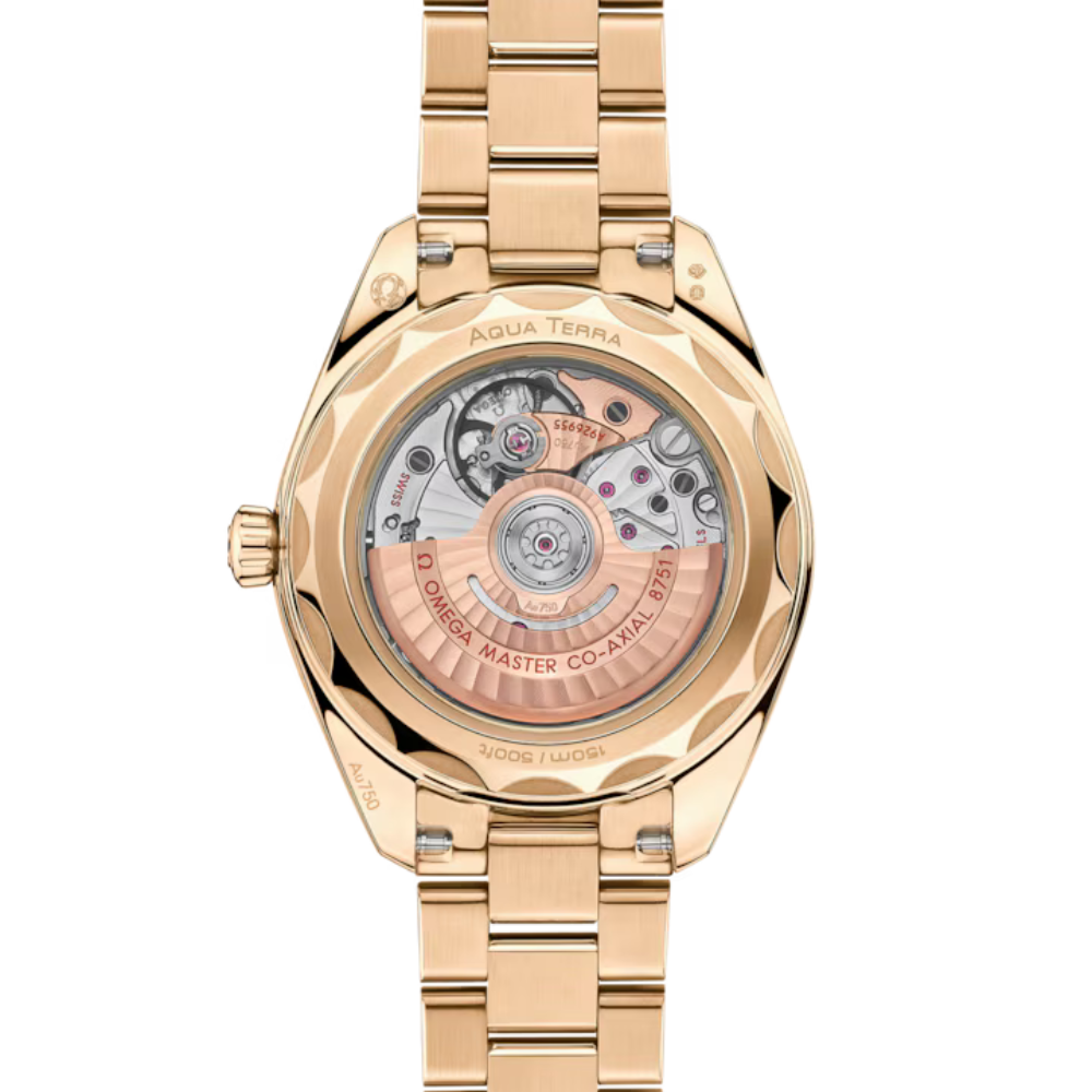 Seamaster Aqua Terra 150M 30 mm, Moonshine gold on Moonshine gold Ref. 220.55.30.20.55.001 - Image 2